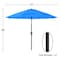 Nature Spring Nature Spring 10 Foot Patio Umbrella-Auto Tilt, Blue 708876TUM - alternate 2
